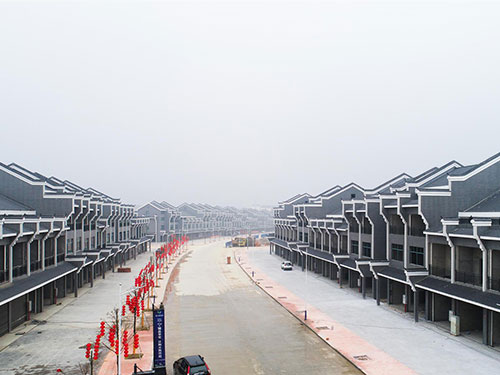 公司承建的商业街群 公司承建的商业街群